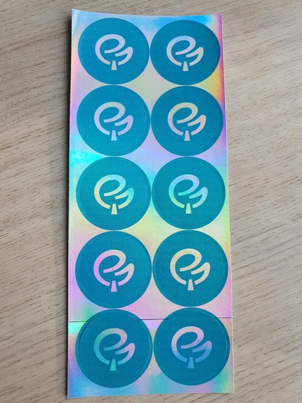 Samolepka Partners na láhev - 10 ks